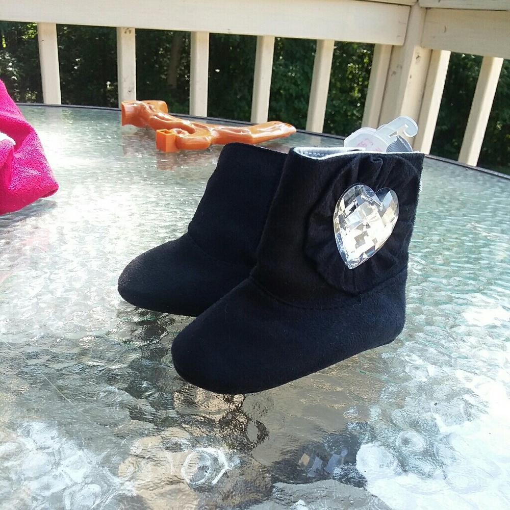 Baby girl booties 9 months